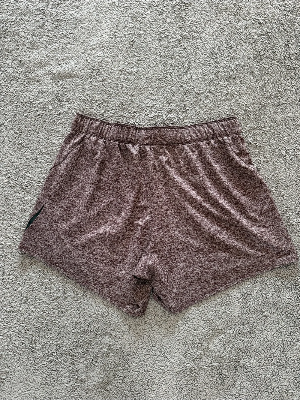 Nike Women’s Heathered Maroon Athletic Shorts